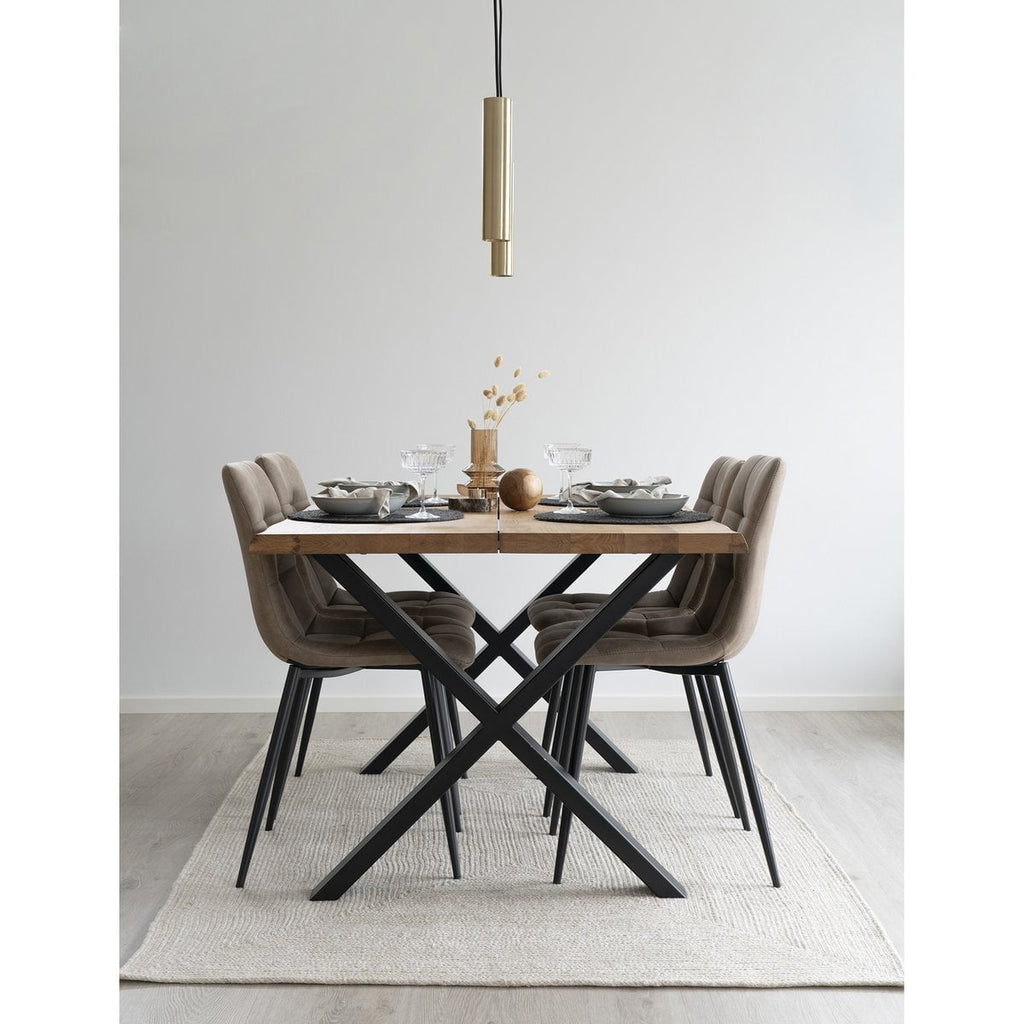 Menorca Vloerkleed - Zand, 100% gerecycled PET, 140x200 cm