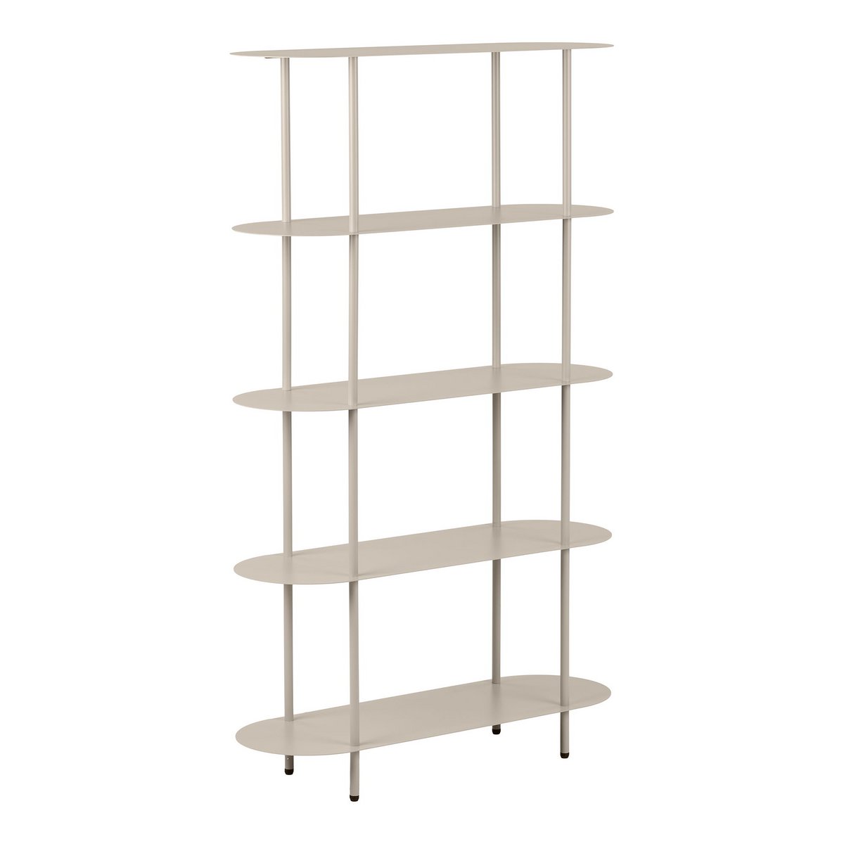Rieti Open kast, 5 planken, metaal, zand, 31x90x150 cm