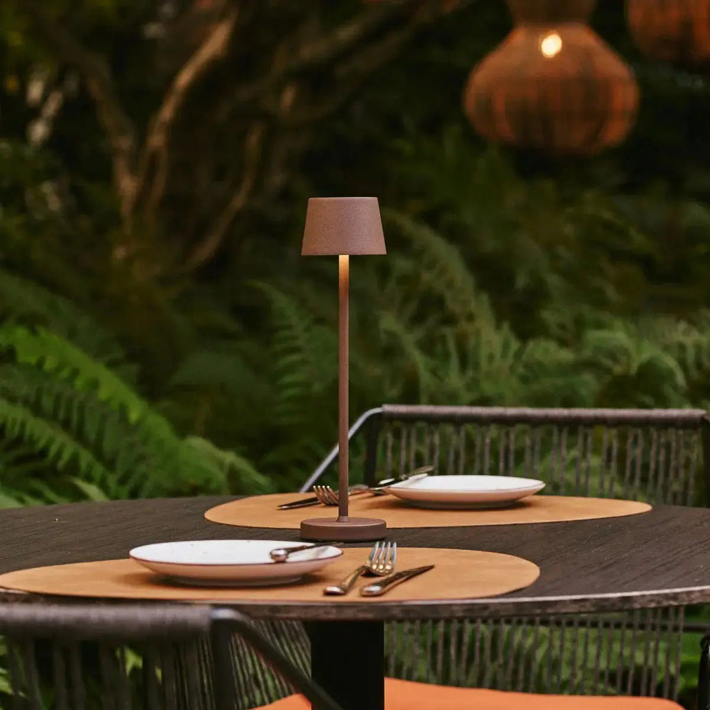 Vondel Mini Mokka Bruin Snoerloze Lamp | Dimbaar en perfect voor horeca