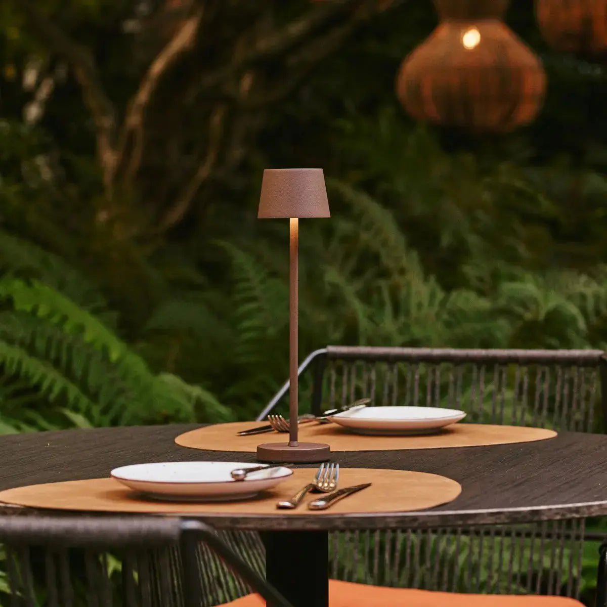 Vondel Mini Mokka Bruin Snoerloze Lamp | Dimbaar en perfect voor horeca