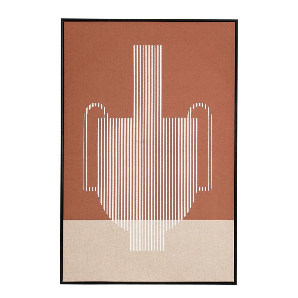 Wanddecoratie  Donkerbruin