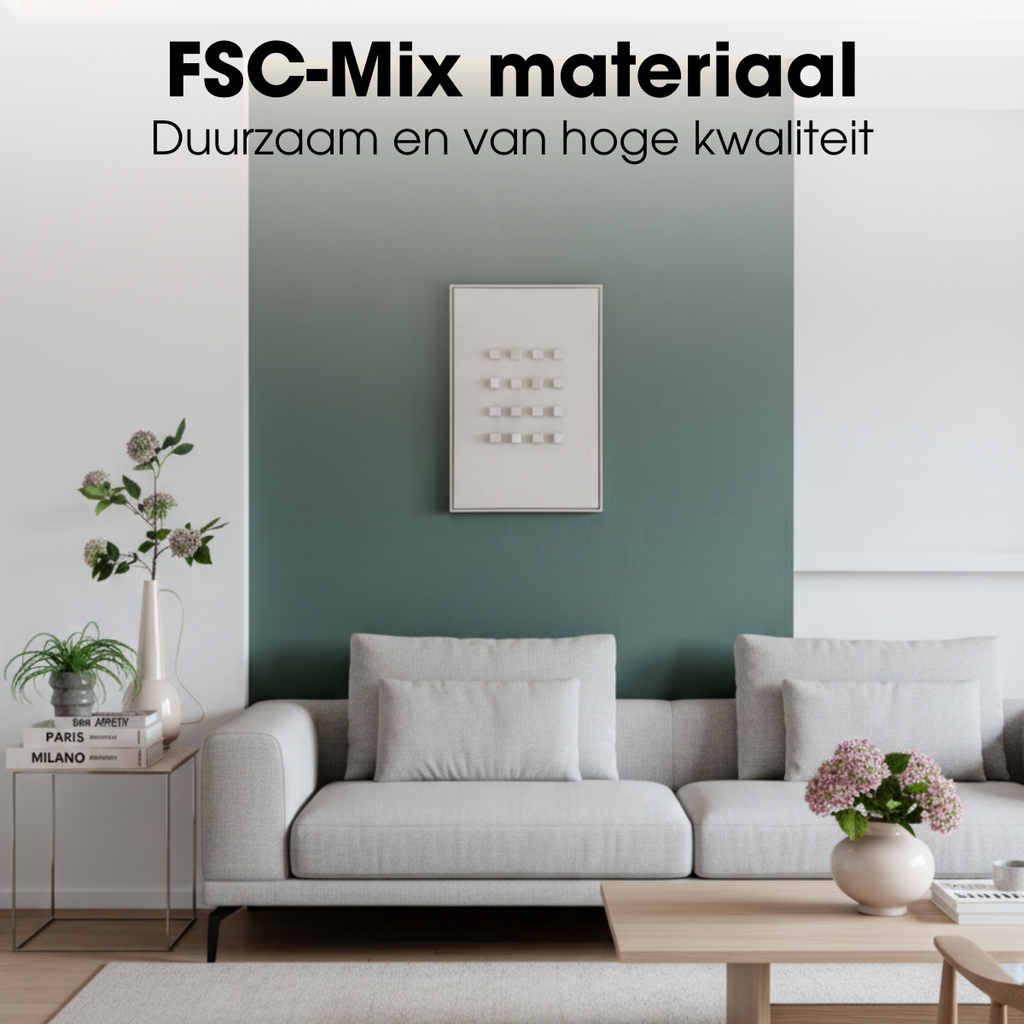 Wanddecoratie  Gebroken wit