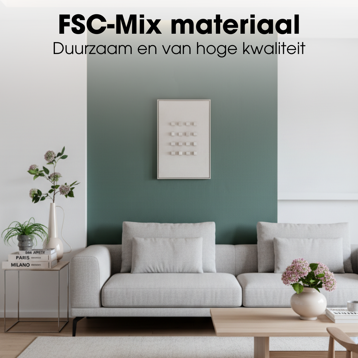 Wanddecoratie  Gebroken wit