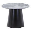 Brito salontafel - Grijs/zwart, melamine/staal/mdf, 60x60x45 cm