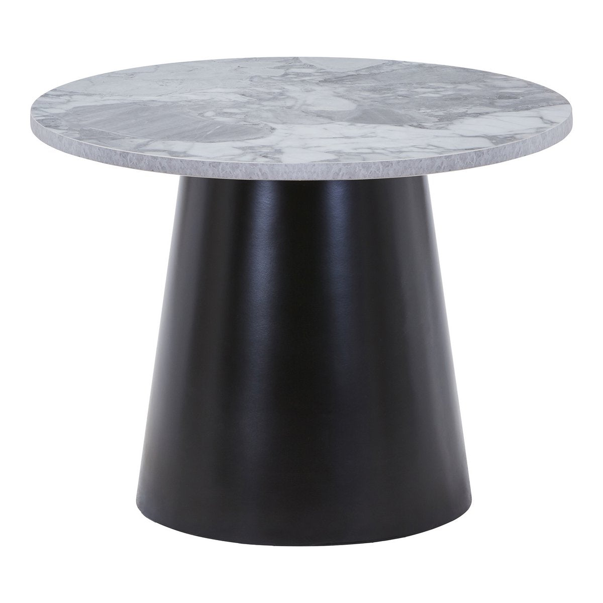 Brito salontafel - Grijs/zwart, melamine/staal/mdf, 60x60x45 cm