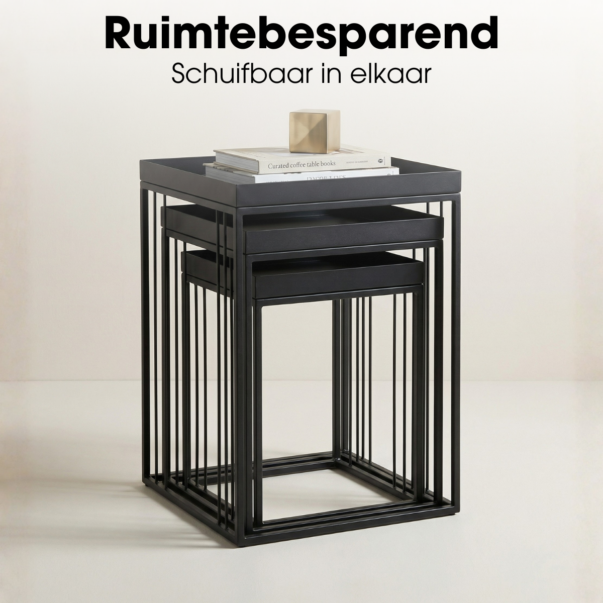 Bijzettafel Beth Zwart