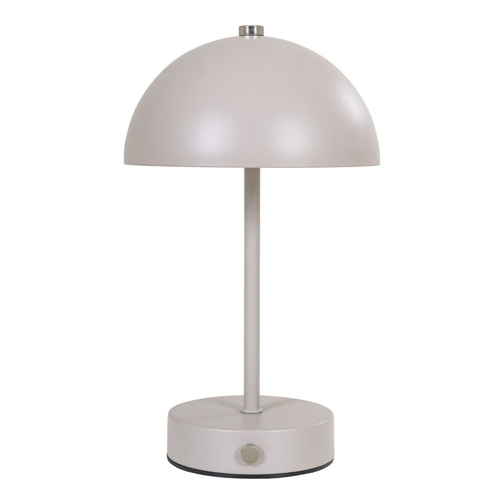 Holt LED-tafellamp - Zand, Metaal, Oplaadbaar