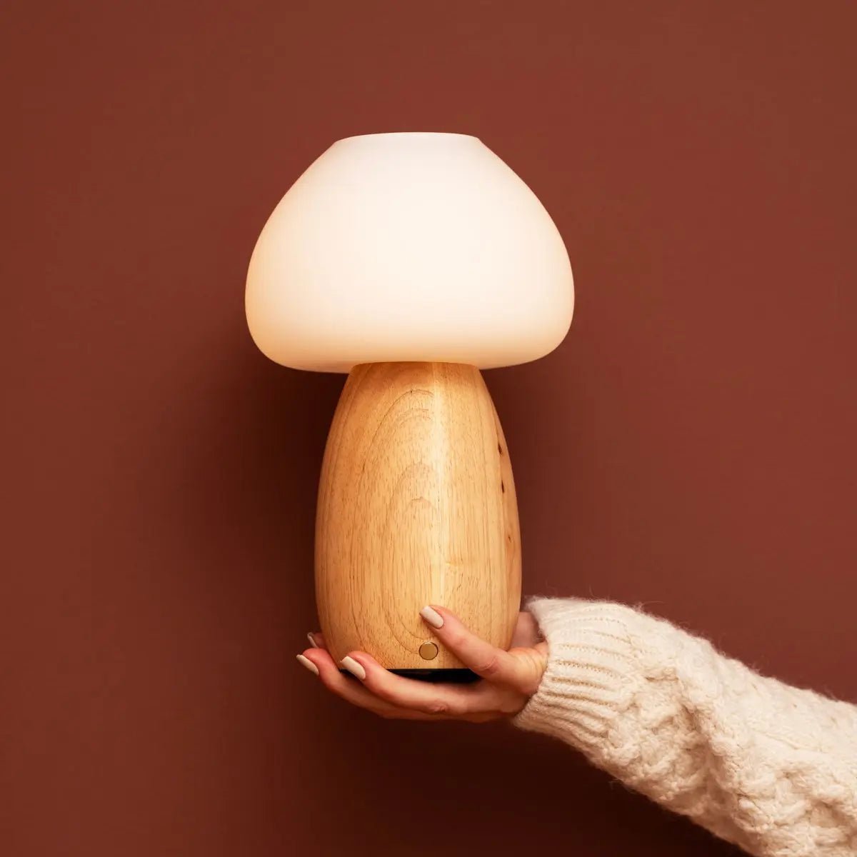 Beer Lichtbruin Oplaadbare Lamp | Draadloos, dimbaar en batterijduur tot 100 uur