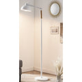 Vloerlamp Scandinavisch wit/naturel