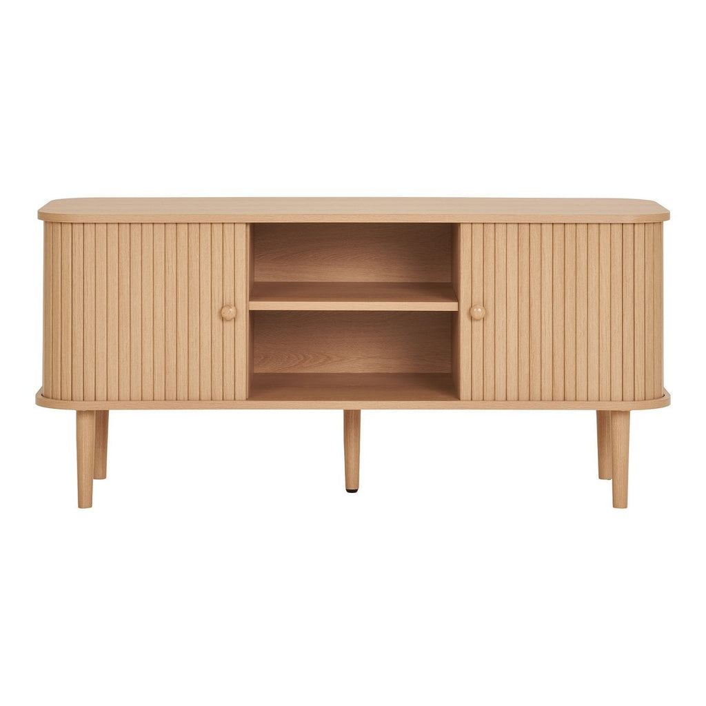 Nikko TV-meubel - Naturel, MDF/Genen, 113x40x51,5 cm