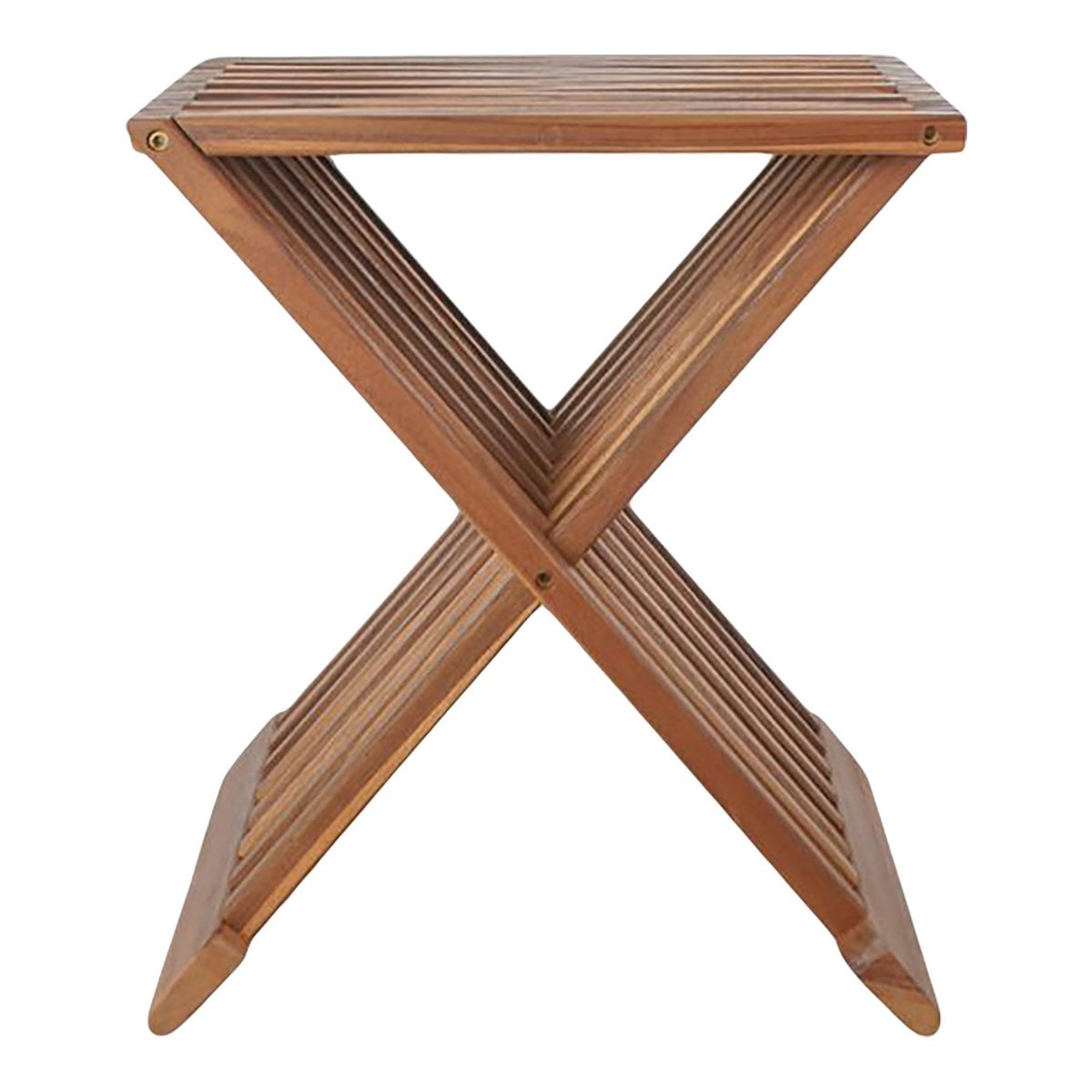 Erto Kruk - Natuurlijk, Teak, 40x35x45 cm