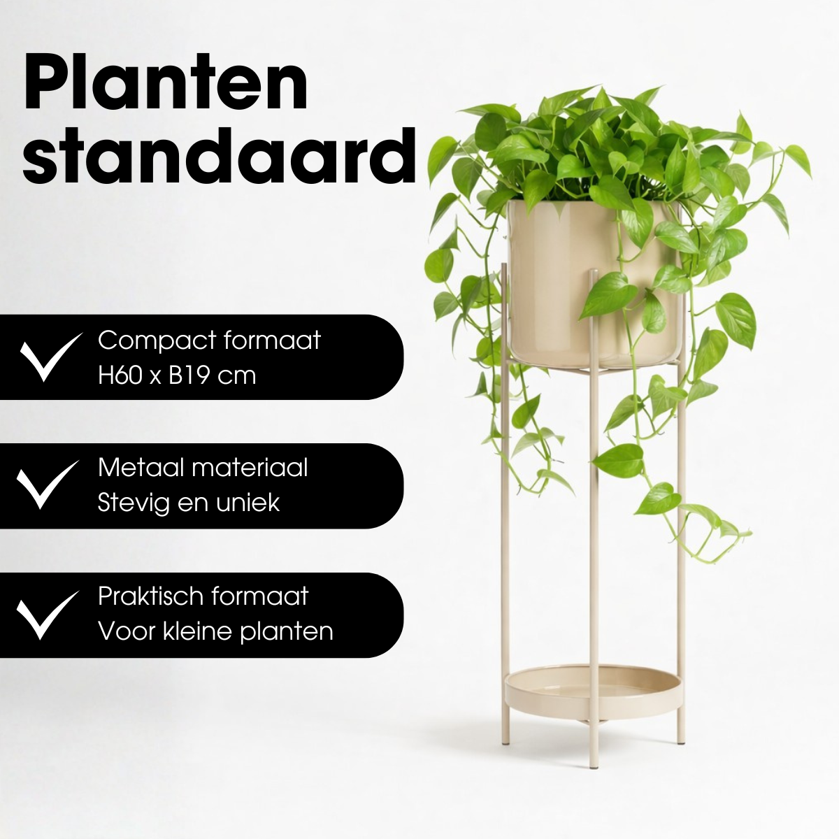 Bloempot binnen Colyn Bruin