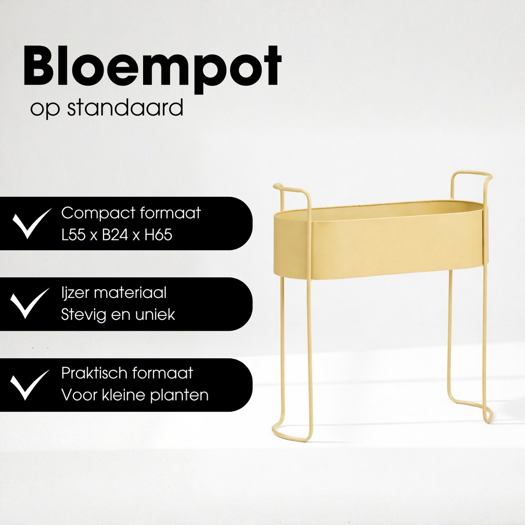 Bloempot binnen Moritz Beige