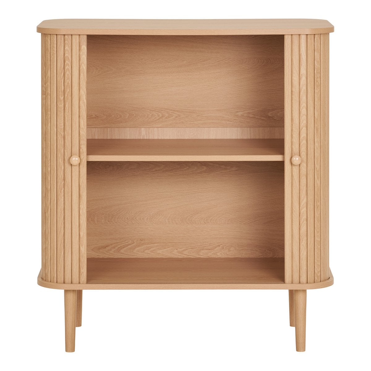 Nikko Side Board - Natural, MDF/Pine, 80x40x87 cm