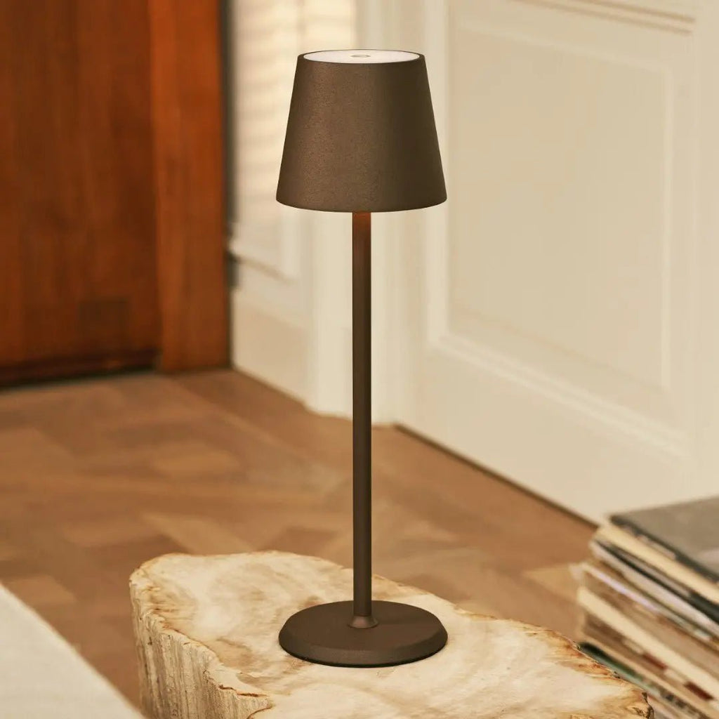 Jasper Mokkabruin Draadloze Lamp met Batterij | Dimbaar en 3 lichtniveaus