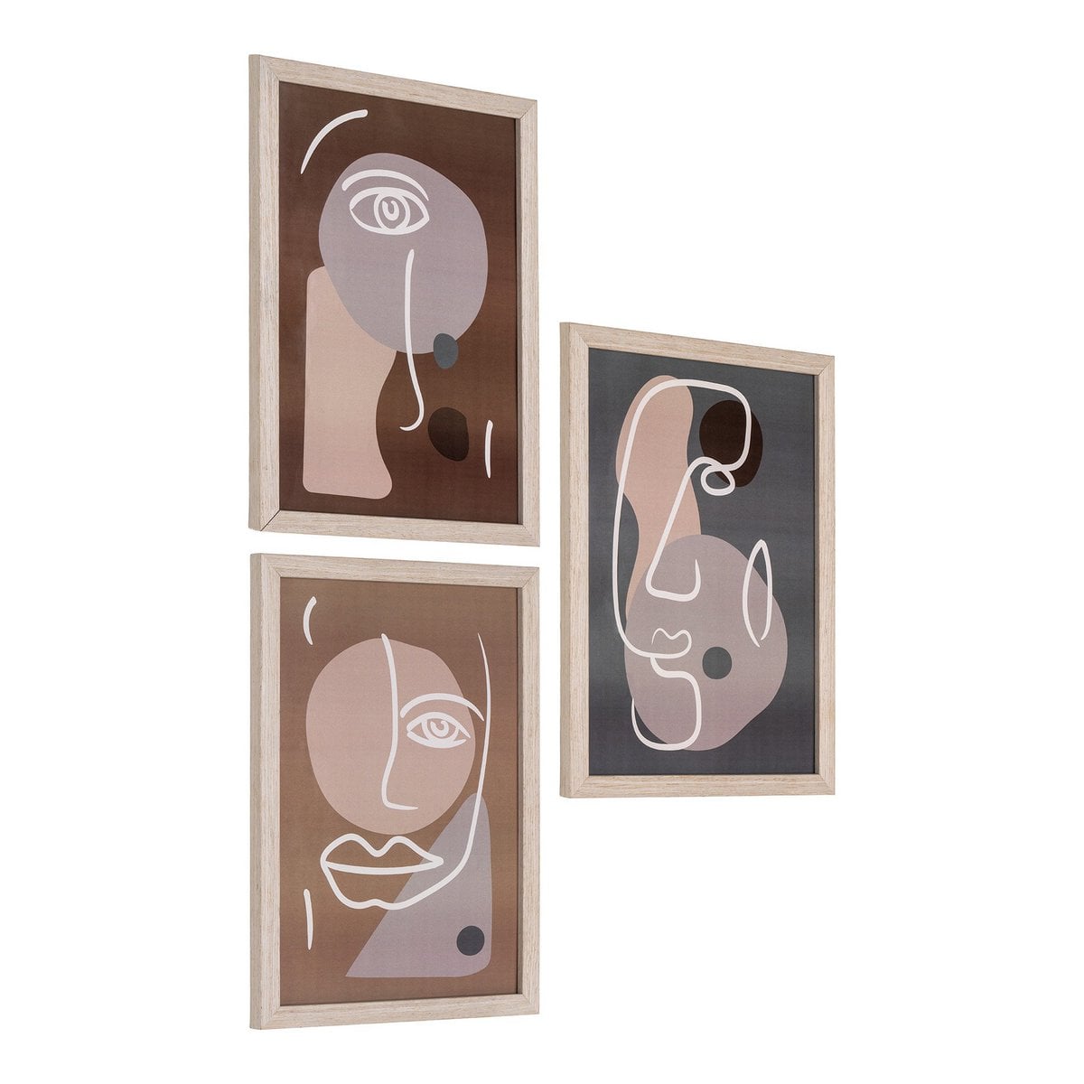 Madison Frameset - Frameset, naturel, set van 3