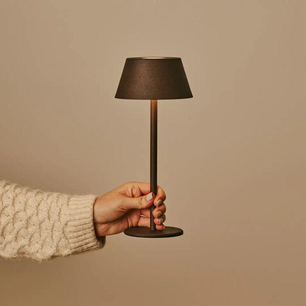 Milou Mokka Bruin Tafellamp zonder Kabel | Modern, design en 3 lichtmodi