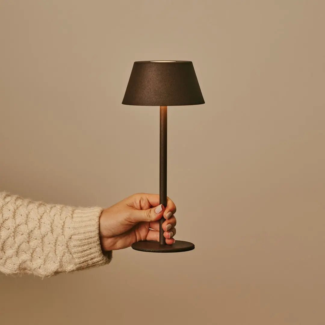 Milou Mokka Bruin Tafellamp zonder Kabel | Modern, design en 3 lichtmodi