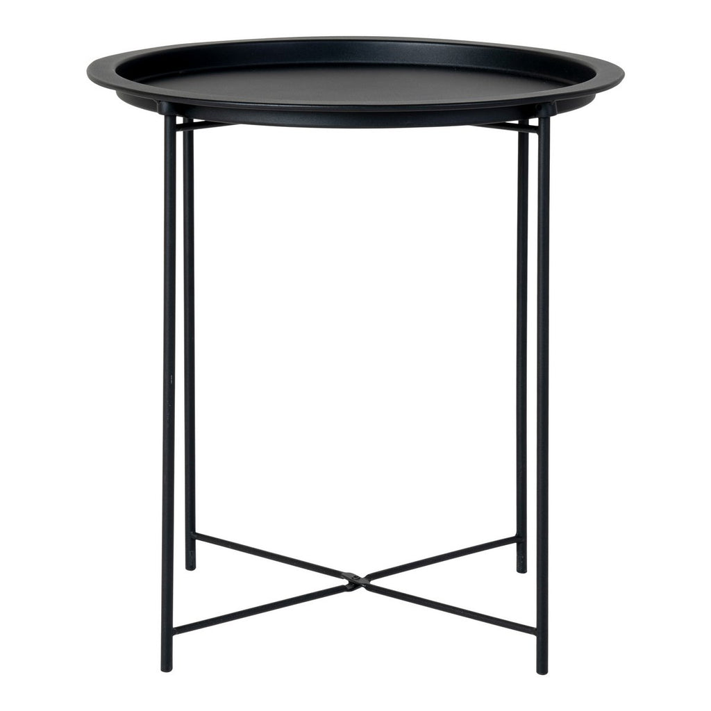 Bastia Bijzettafel - Staal, Zwart - Ø47x50 cm