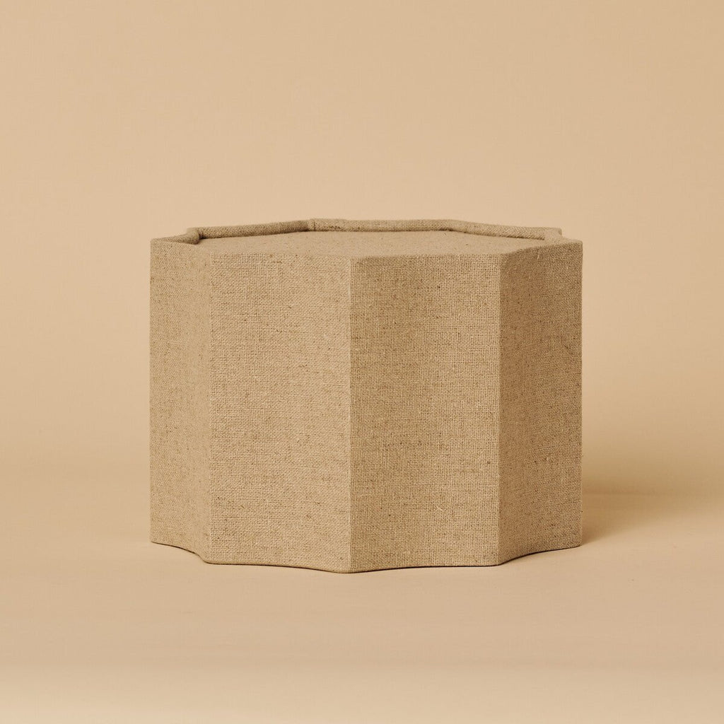 Channa Dark Brown Rechargeable Table Lamp | Linen Blend, Stylish & Functional