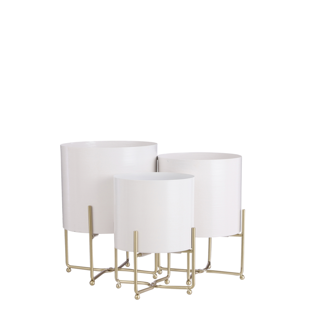 Plantenstandaard set Aries Wit