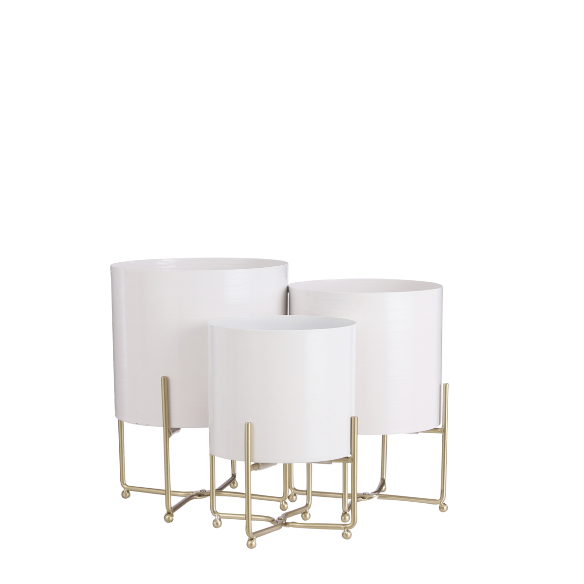 Plantenstandaard set Aries Wit