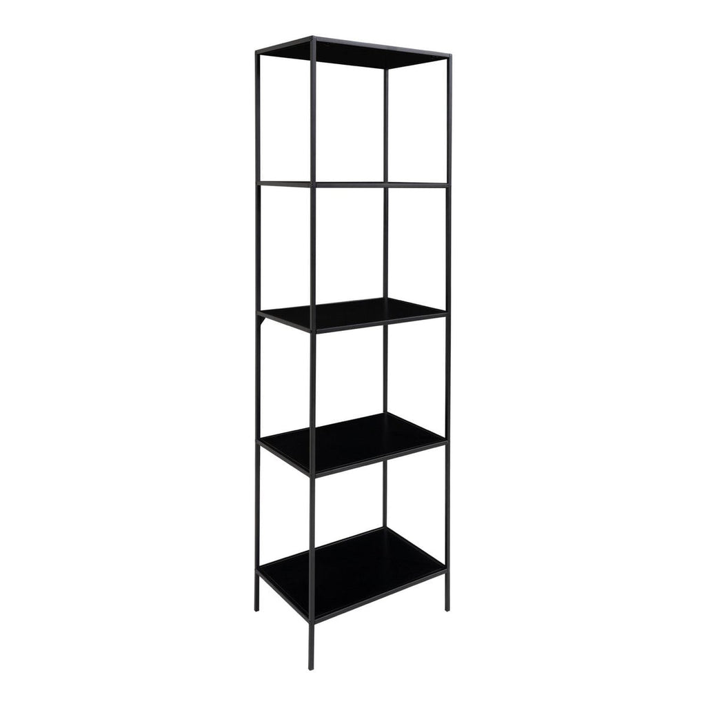 Vita Plank - zwart, staal, 51x36x170cm