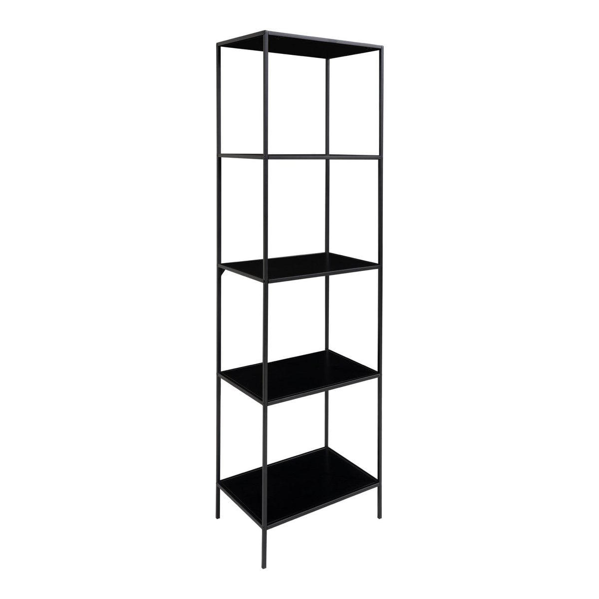 Vita Plank - zwart, staal, 51x36x170cm