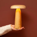 Lennart Lichtbruine Houten Tafellamp | Oplaadbaar, draadloos en dimbaar