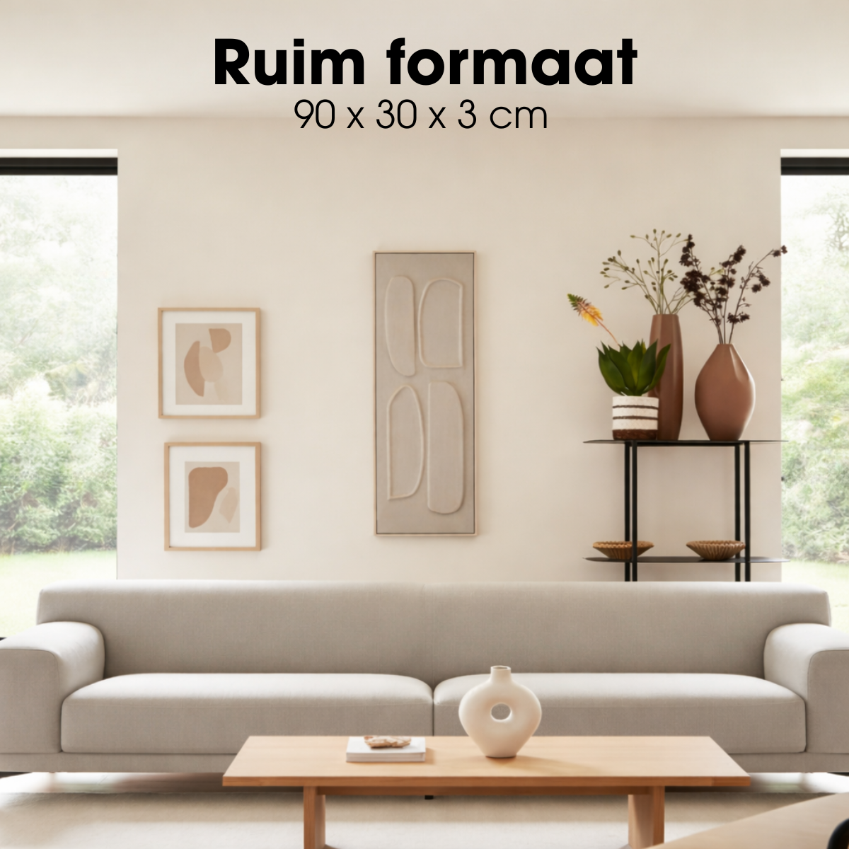Wanddecoratie  Bruin