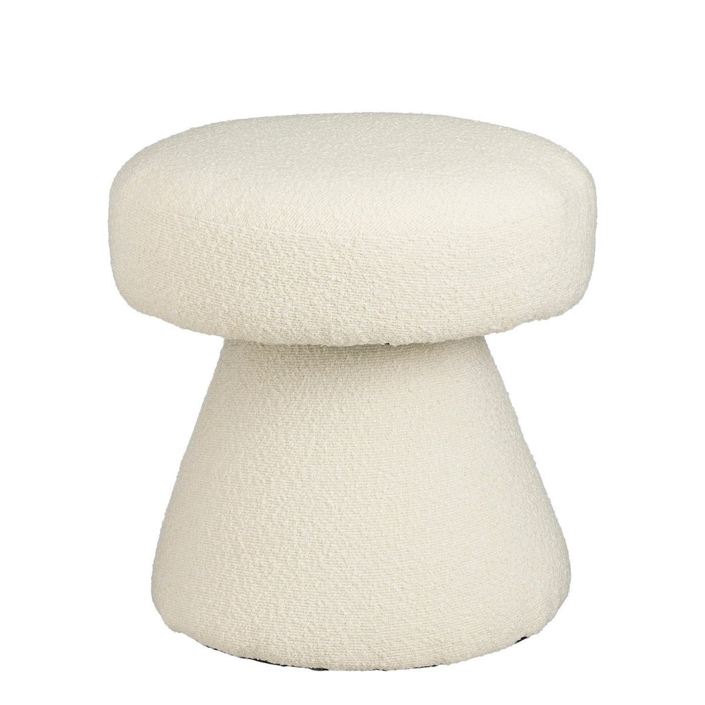 Poef Pouffe Gebroken wit