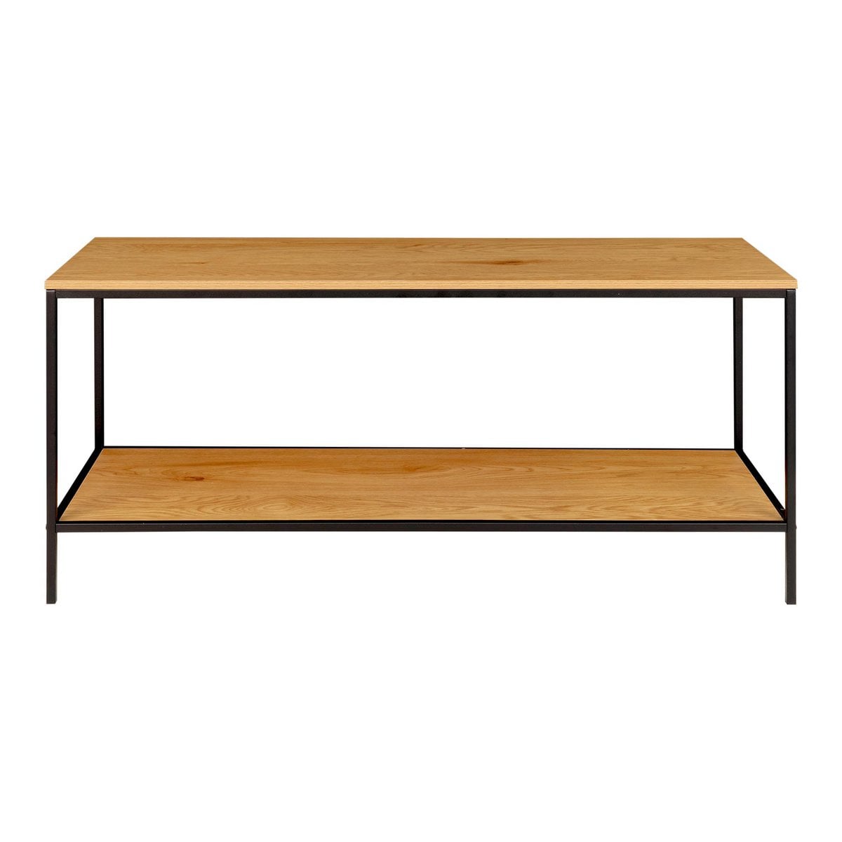 Vita TV-meubel - eikenlook, staal, 100x36x45cm