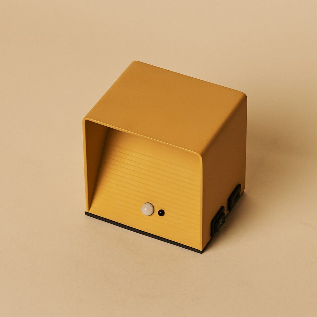 Tess Ocher Yellow Rechargeable Wall Lamp | Motion sensor, 20 Light Modes & Remote Control
