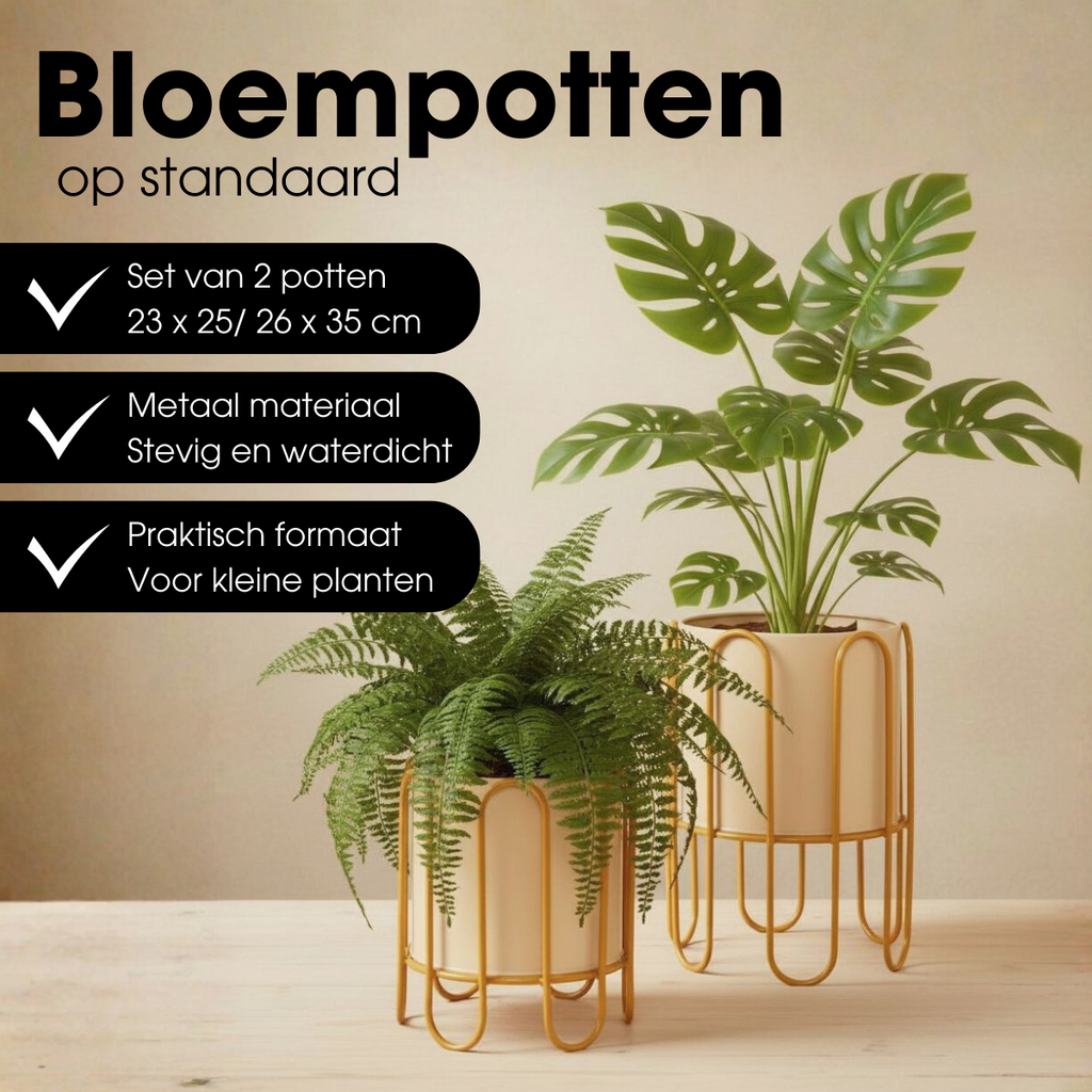 Bloempot binnen Dione Bruin