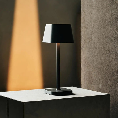 Ava Steengrijs Oplaadbare Tafellamp | Stijlvolle, draadloze lamp en dimbaar