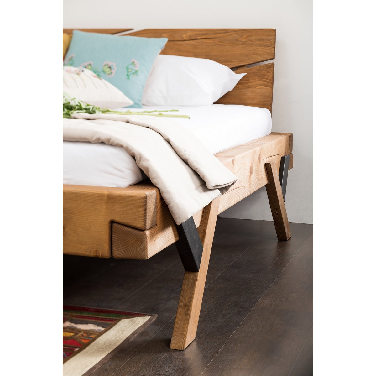 Balkenbed 140 x 200 cm