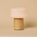 Margaux Light Brown Rechargeable Table Lamp | Stylish, Cordless & 3 Light Modes