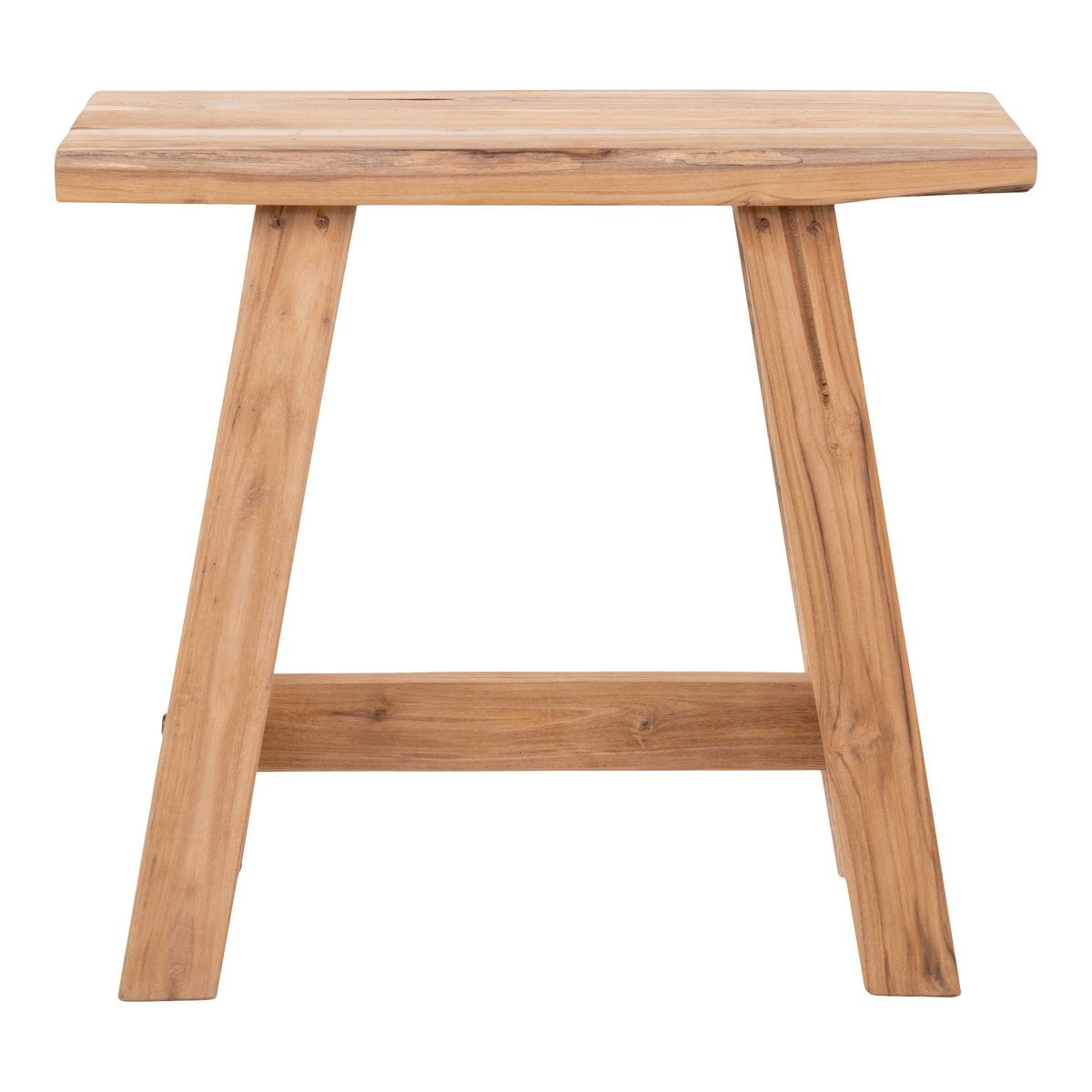 Barcelona Bank - Natuurlijk, Teak, 50x25x45cm