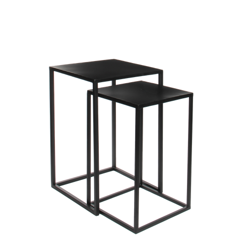 Bijzettafel set Goa Zwart