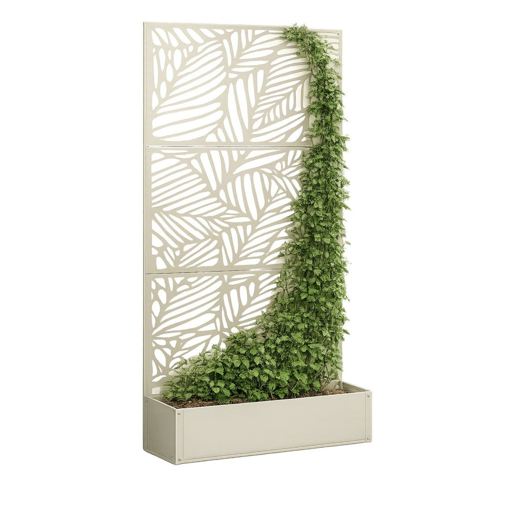 Plantenstandaard buiten Sapri Gebroken wit