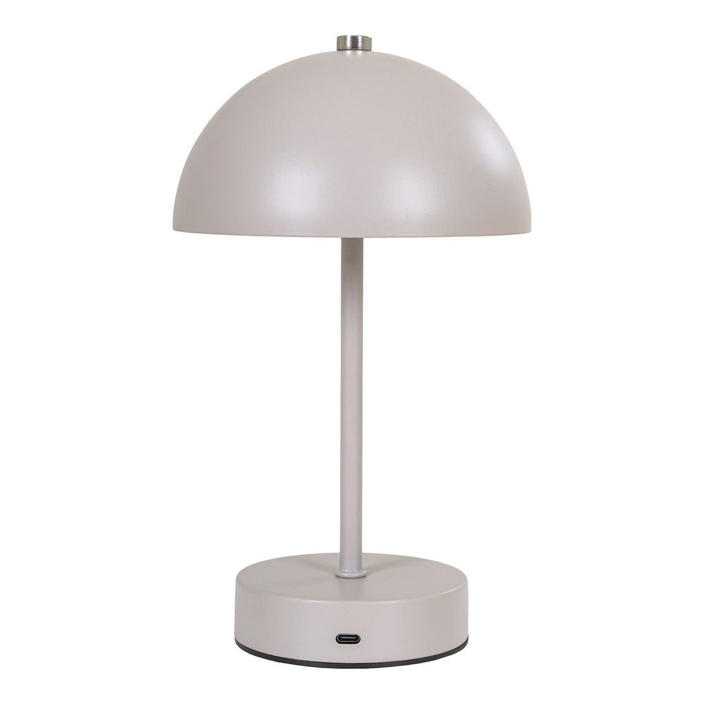 Holt LED-tafellamp - Zand, Metaal, Oplaadbaar