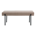 Swindon Bench - Bank, steen met zwarte poten, 100x36x42,5 cm, HN1231