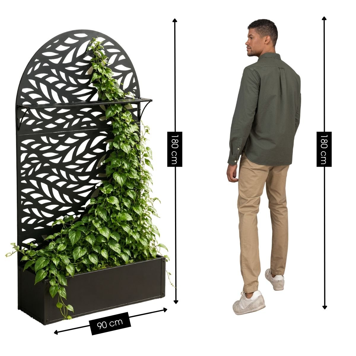 Plantenstandaard buiten Sapri Zwart