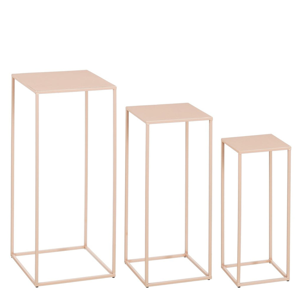 Bijzettafel set Quinty Roze