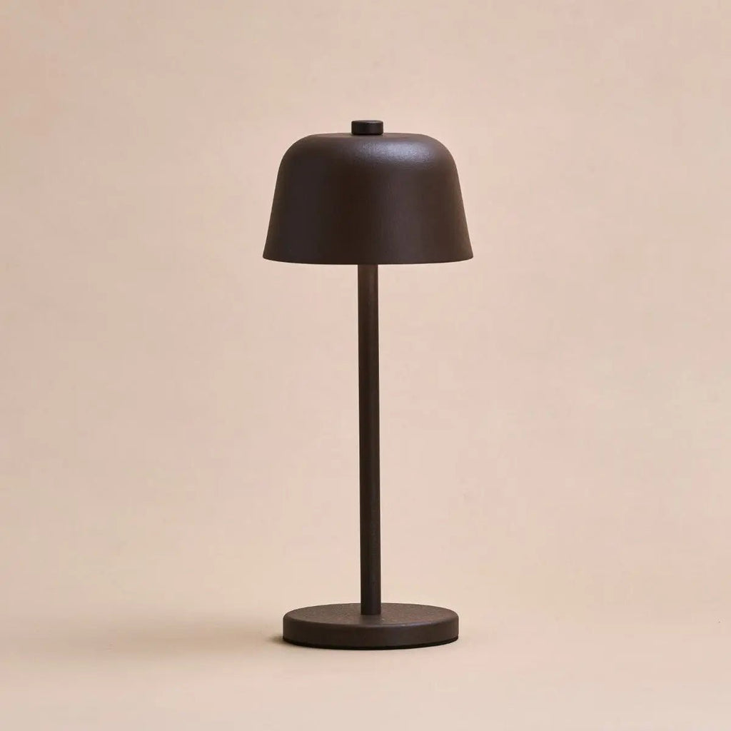 Anton Mokka Bruin Oplaadbare Tafellamp | Strakke en draadloze verlichting
