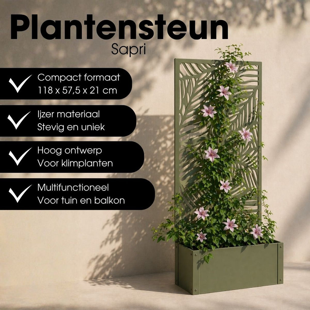 Plantenstandaard buiten Sapri Groen