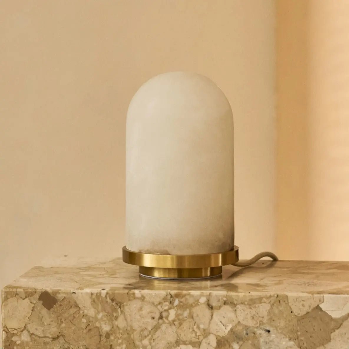 Mateo Albasten Lamp | Stijlvolle en gouden accenten