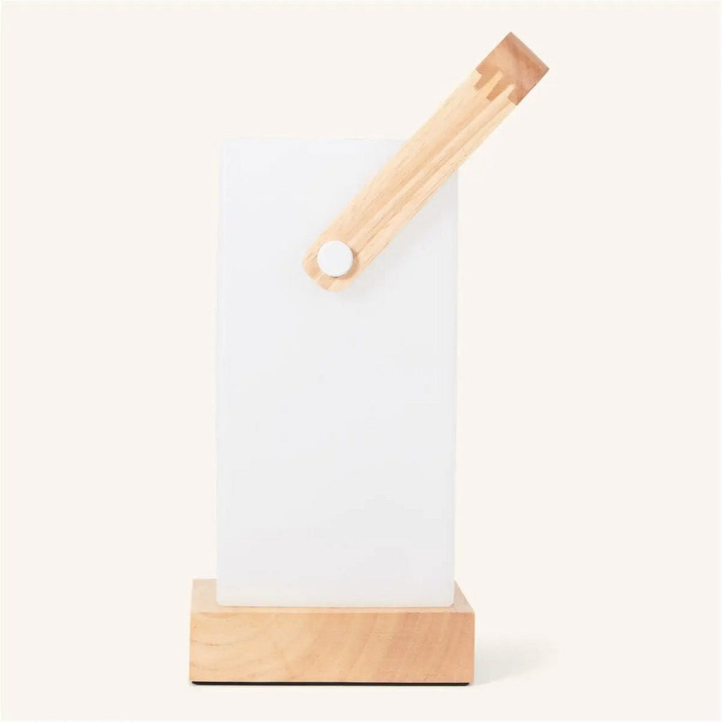 Harper Lichtbruine Houten Lamp | Draagbaar, oplaadbaar en veelzijdig