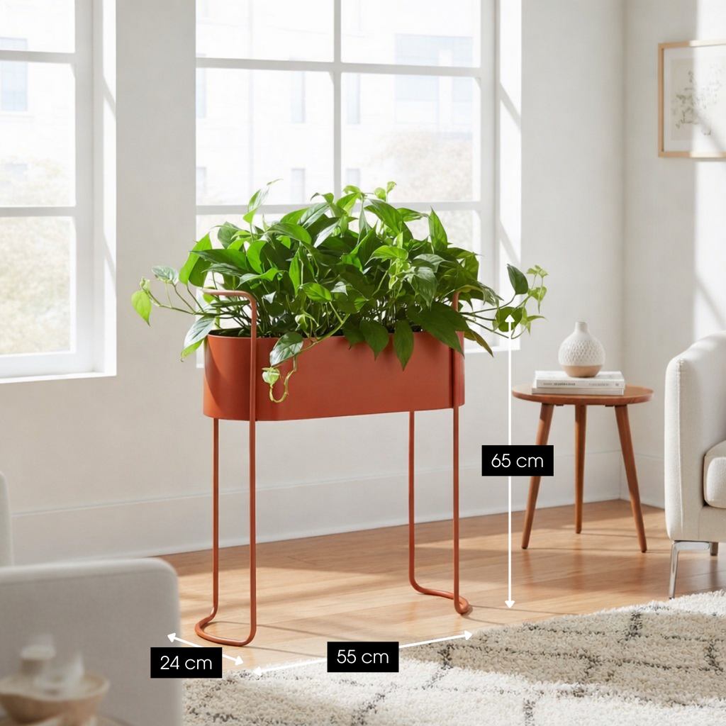 Bloempot binnen Moritz Rood