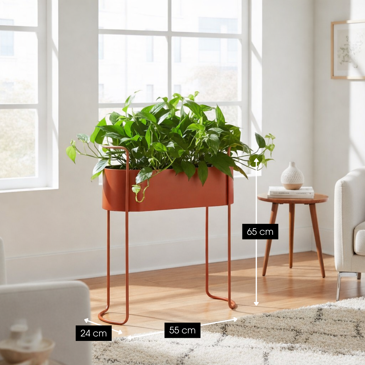 Bloempot binnen Moritz Rood
